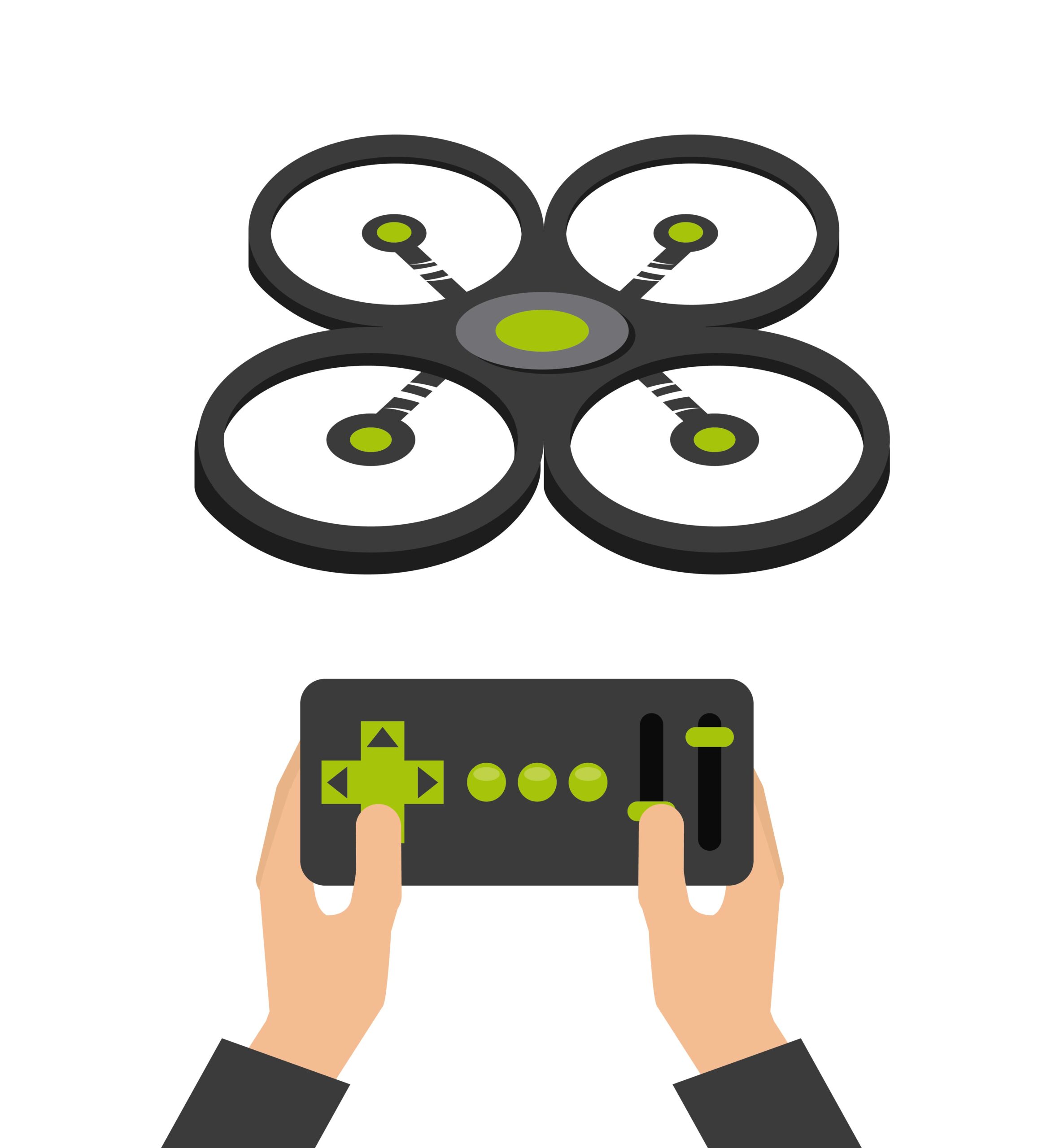 drone technology flying icon vector illustration design